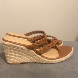 Brand New JustFab Brown Wedges